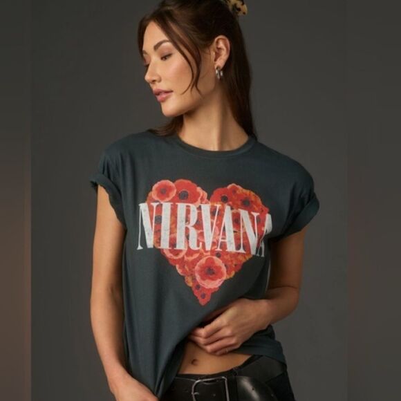 SOLD.Nirvana x Daydreamer upcycled Levi jean jacket custom one of a kind - Picture 7 of 8